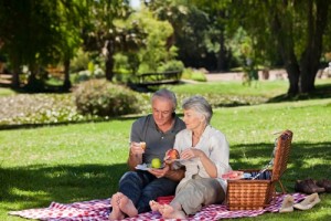 Offer promotional items to customers during outdoor events