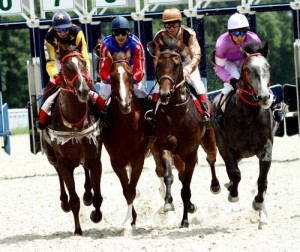 Racetrack using promotional giveaways for marketing