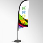 9' Banner with Scissor Base Kit